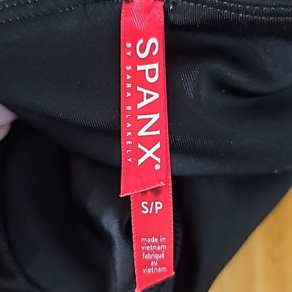 SPANX Faux Leather Legging Black Size Small - Picture 6 of 7